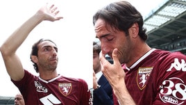 Moretti, commosso, saluta il popolo granata