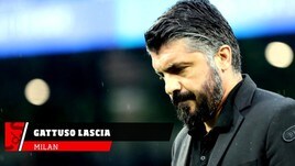 Milan, Gattuso annuncia l'addio