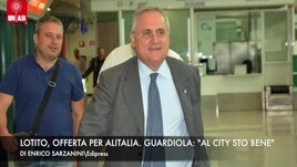 Lotito, offerta per Alitalia. Guardiola: “Al City sto bene”