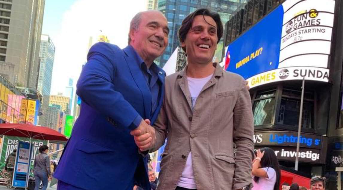 Montella-Commisso, stretta di mano a New York