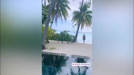 Vacanze, Wanda Nara si rilassa in Polinesia