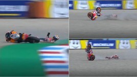 Lorenzo, che paura ad Assen! Incidente e frattura della sesta vertebra dorsale