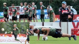 Napoli a Dimaro: Callejon in volo plastico. Chiriches, che fatica!