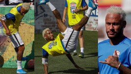 Neymar, spettacolo e nuovo look al 'suo' torneo di calcetto