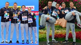 L'Italia vince la medaglia d'argento nella staffetta mista 5 km