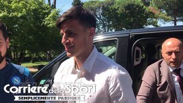 Napoli, Elmas a Villa Stuart per le visite mediche