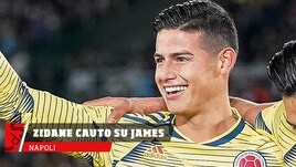 Napoli, Zidane cauto sul futuro di James