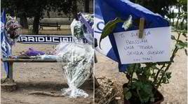 Omicidio Diabolik, i tifosi omaggiano l'ultrà della Lazio