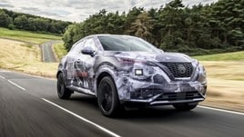 Nissan Juke, le immagini dei muletti