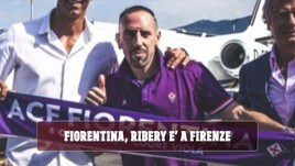 Fiorentina, Ribery è arrivato a Firenze