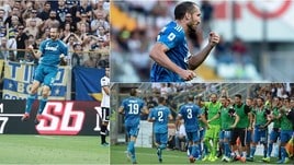 Chiellini, gol vittoria e dedica alla figlia. La Juve batte il Parma 1-0