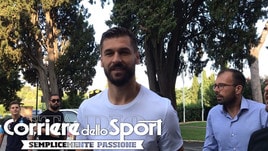 Napoli, Llorente a Villa Stuart per le visite mediche