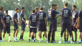 Primo allenamento per l'Italia di Mancini verso Euro 2020
