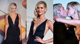 Chiara Ferragni brilla sul red carpet. E che bacio con Fedez