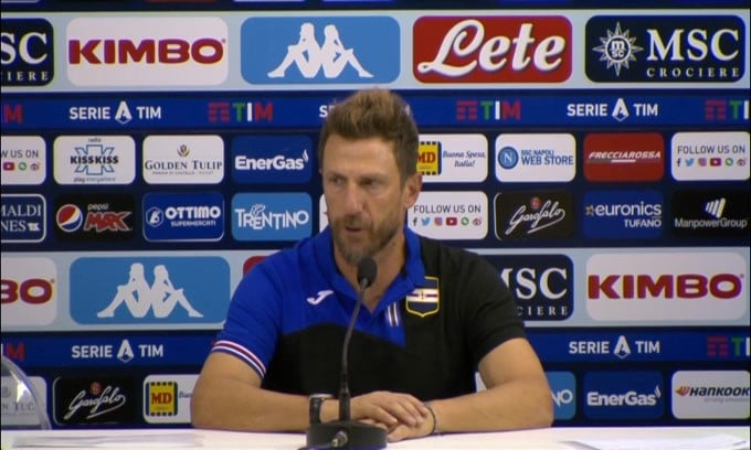 Di Francesco:" Quagliarella rende meglio con altri vicino"