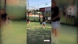 Totti scatenato nella prima Paddle Cup