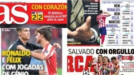 "Nè Ronaldo, né Felix. Herrera!". I commenti della stampa estera su Atletico-Juve