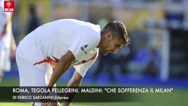 Roma, tegola Pellegrini. Maldini: “Che sofferenza il Milan”