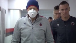 Mihajlovic al Dall'Ara con la mascherina per guidare il Bologna