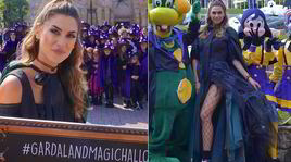 Melissa Satta, sexy streghetta a Gardaland