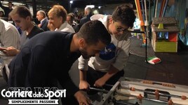 Spinazzola, sfida a biliardino con i piccoli pazienti del Bambin Gesù