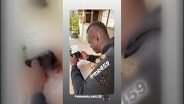 Mario Balotelli "preso" da un videgioco...