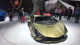 Lamborghini Sian al Salone di Francoforte: scatti