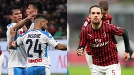 Napoli, riscatto rinviato: 1-1 contro il Milan. E San Siro applaude Ancelotti