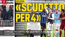 Capello: "Scudetto per quattro". Montella: "Vado avanti"