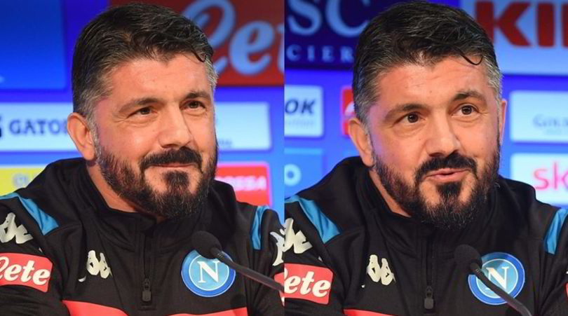 Smorfie e sorrisi, tutte le facce di Gattuso in conferenza stampa