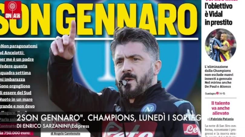 “Son Gennaro”. Champions, lunedì i sorteggi
