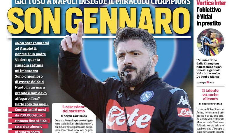 “Son Gennaro”. Champions, lunedì i sorteggi