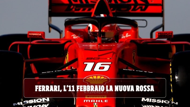 Ferrari, la nuova Rossa sarà svelata l'11 febbraio