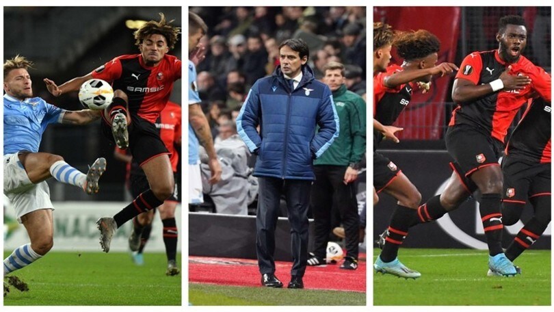 Lazio fuori dall'Europa League: il Rennes fa festa 2-0