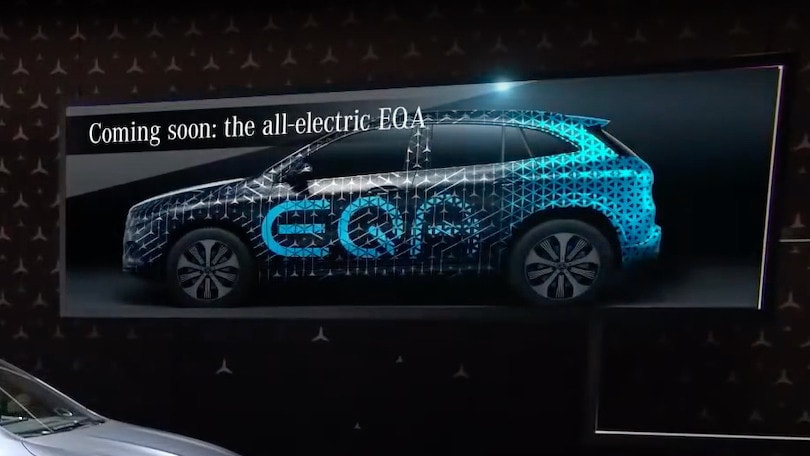 Mercedes EQA, nel 2020 l'elettrica da GLA