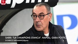 Sarri: “La Champions stanca”. Napoli, gara posticipata