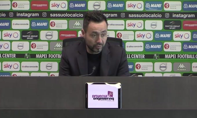 De Zerbi: "Occhio a sottovalutare il Milan"