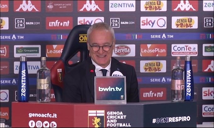 Ranieri cita Benigni: "Gabbiadini sorridi, la vita è bella"