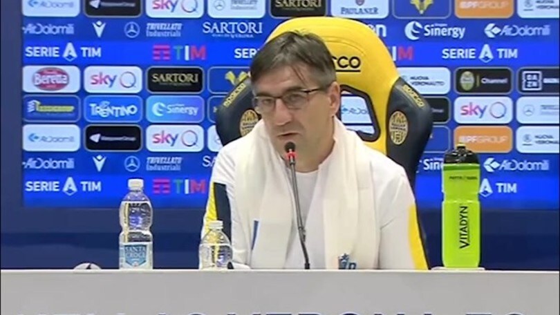 Juric: "Nel primo tempo non ho visto il mio Verona"