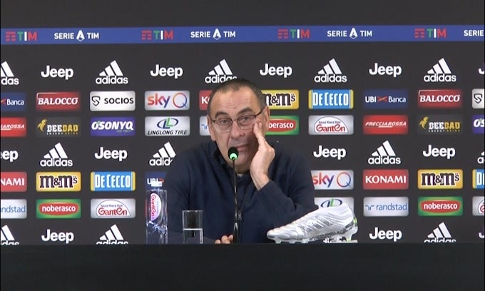 Sarri: "Ronaldo? Ha detto che bisogna continuare a far bene"