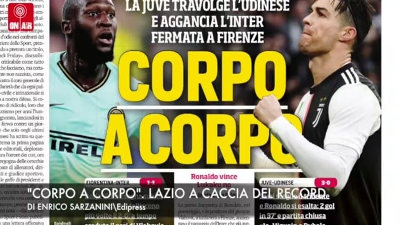 “Corpo a Corpo”. Lazio, caccia al record
