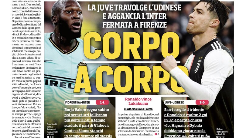 “Corpo a Corpo”. Lazio, caccia al record