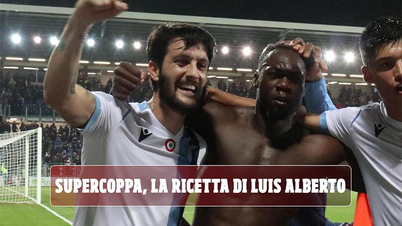 Lazio, la ricetta di Luis Alberto per la Supercoppa