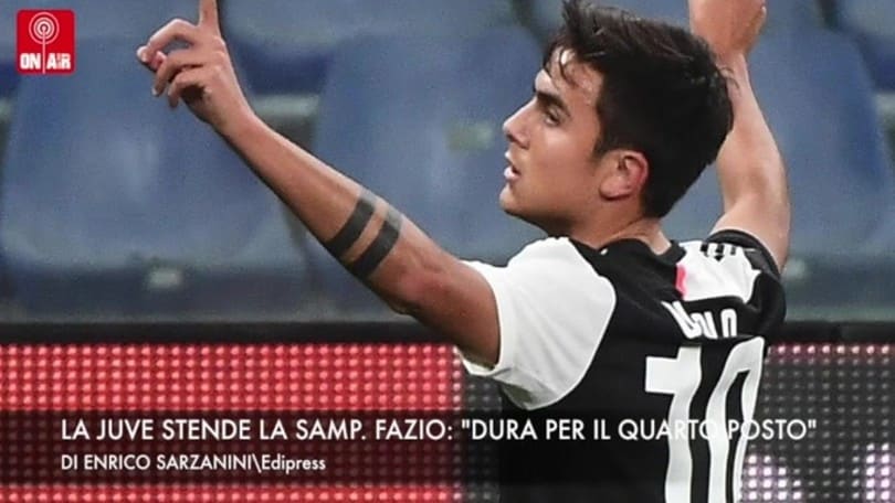 La Juve stende la Samp. Fazio: “Dura per il quarto posto”