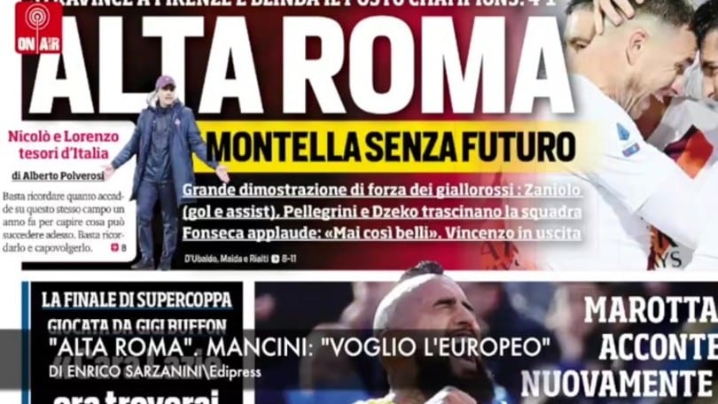“Alta Roma”. Mancini: “Voglio l'Europeo”