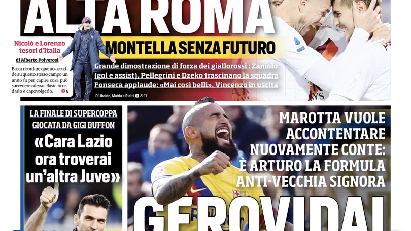 “Alta Roma”. Mancini: “Voglio l'Europeo”