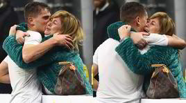 Inter, Esposito segna e va ad abbracciare la mamma