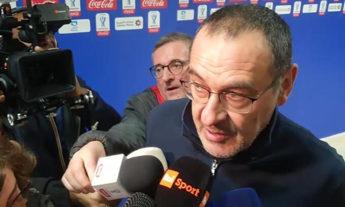 Sarri: "La Lazio è la squadra più in salute in Europa"