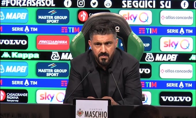 Gattuso: "Primo tempo brutto? E' un complimento"