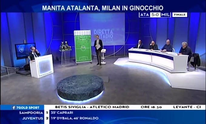 Disastro Milan, Tiziano Crudeli esplode in diretta